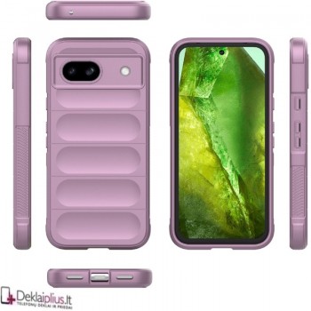 Magic Shield guminis dėklas - violetinis (Google Pixel 8A)
